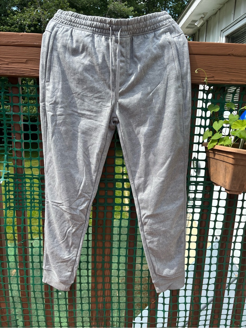 Micro fleece  zip pocket new w tags size medium tech joggers